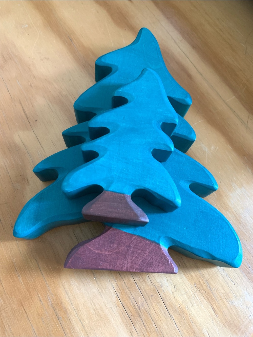 Holztiger Conifer Tree Pair Wood Toy Figure